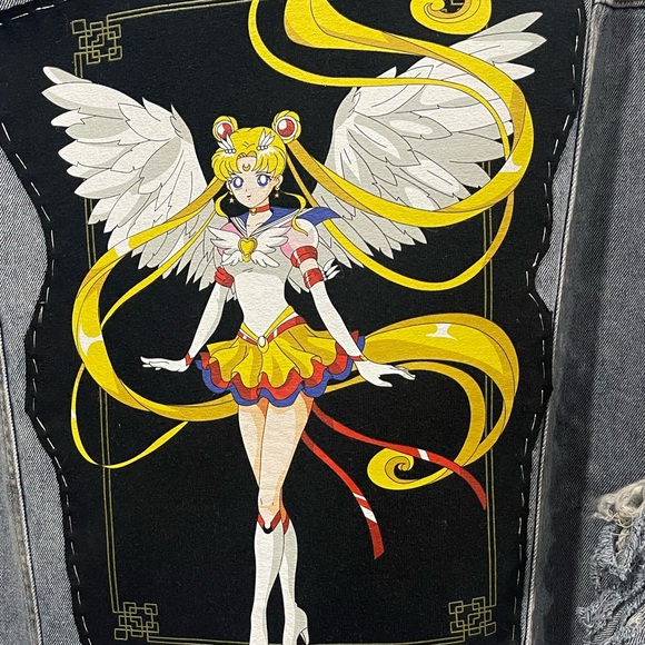 Upcycled Sailor Moon Jacket - Picture 3 of 7
